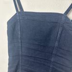 H&M  Divided Stretch Black Denim Bodycon Mini Dress Size 0 Photo 2