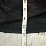 Veronica Beard Daphne Metallic Stripe Ruched Metallic Dress Black Green Small Photo 9