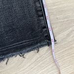 Lucky Brand  High Rise Zoe Straight Jeans in Nopah Fray Faded Black Acid Wash | 8 Photo 11