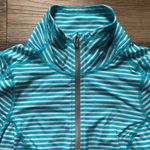 Zella Blue & White Quarter Zip Athletic Top XS Photo 2