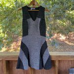 Derek Lam 10 Crosby Black And Grey Fit & Flare Dress Size 2 Photo 2