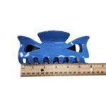 A New Day  NWT Extra Large Claw Clip Hair Accessory Blue Denim Look Print Photo 2