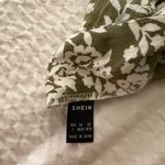SheIn  Green and White Floral Set Photo 3