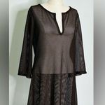 Jordan Taylor Brown Mesh Swim Coverup Dress size Medium by  Photo 2