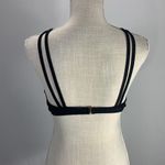 Trillium Halter Neck Black Geometric Tribal Print Swim Bikini Top Size Large Photo 4