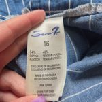 Seven7  Striped Tie Belt Waist Wide Leg Jeans Photo 11