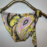 VINTAGE CIA MARÍTIMA PAISLEY BIKINI SMALL TANGA Yellow Photo 6