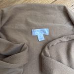 Morgan Taylor  camel fringe cardigan sweater size large Photo 1