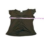 Olivia Rae 3/$15 LIVI green slightly cropped top Photo 2