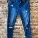 Wax Jean Butt I Love You Distressed Skinny Jeans Photo 2