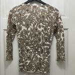 Charlotte V Neck Gem Button Down Neutral Floral Cardigan Photo 7