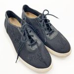 Antonio Melani Black Floral Embroidery Leather Shoes Photo 0