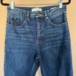 KanCan USA Kancan Jeans Womens Distressed High Rise Straight Leg Denim Pants Blue Dark Wash 7 /27 Photo 1