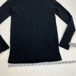 Vince  100% Cashmere Deep V-neck Long Sleeve‎ Sweater Womens Size Small Black Photo 7
