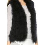 Club Monaco Vest Womens S Violet Feather Open Front Gilet Rock Punk Glam $198 Photo 14