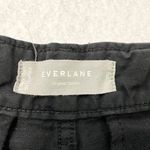 Everlane Linen Blend Pleated High Rise Shorts Classic Minimalist Black size 6 Photo 5