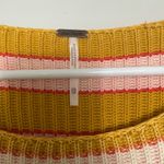 Free People  just my stripe yellow cropped sweater Photo 3