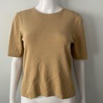 Tan Short Sleeve Shirt Size M Photo 1