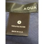 AQUA  Women's Blue Sleeveless V-neck Cami Camisole Mini Slip Tank Dress Size S Photo 2