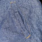 Ivy Jane  blue denim chambray skirt zipper‎ closure with tie size 8 Photo 2