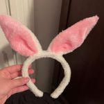 Bendable White & Pink Bunny Ears Costume Size One Size Photo 2