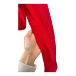 J.Crew Supersoft Cropped Cable-Knit Sweater-Tank Set in Cardinal Red Small Photo 7