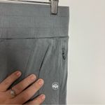 Senita Athletics  criss cross‎ tie leggings ballet leggings size medium gray Photo 3