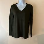 Butterfly Dsigns Brown Long Sleeve Top Sz S Photo 1
