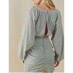 Free People Women’s The Only One Mint Balloon Long Sleeve Mini Dress Size XS Photo 5