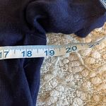 Calvin Klein  Long Pullover‎ Sweater. Size Medium. Navy w/shirt trim. Photo 5