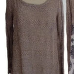 Le lis ‎ Chiffon Shirttail Sweater Semi Sheer back Size Medium NWOT​​​ Photo 0