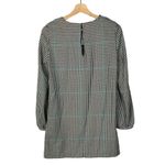 ZARA Black & White Houndstooth Long Sleeve Mini Dress S Photo 1