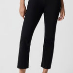 J.Crew  Flare Crop Black Jean All Day Stretch Classic Minimalist Denim US 31 NWT Photo 0