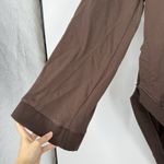 Dolls Kill Darker Wavs Womens Brown Embroidered Zip Up Hoodie Jacket Size S Goth Photo 3