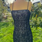 Vintage 90s Morgan and Co. By Linda Bernell Elegant Evening Sexy maxi dress M Blue Photo 8