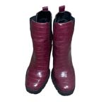 Steve Madden maroon heeled boots Photo 1
