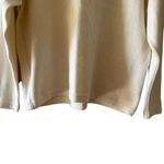 F. H. Clothing Off White Cotton Mock Neck Boxy Pullover Womens Sweater SZ L Size L Photo 4