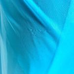 Blondie Nites Ruched Chiffon Blue Glam Slip Gown Rhinestone Accent Side Ruffle Design 5 Prom Photo 8