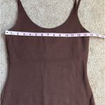 Akira Chocolate Brown Bodycon Knee Length Slip Dress Size Small Photo 3