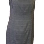 Vtg Y2K Anne Klein houndstooth business dress Gray Size 8 Photo 0