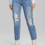 Wild Fable Womens  Highest Rise Ripped Distressed Mom Jeans- Sz 14 Photo 1