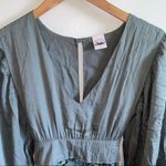 Selfie Leslie - sage green romper Photo 1