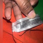 ZARA  Chenille Orange Sleeveless Knit Mini Dress size Large Photo 7