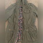 Aeropostale Army Green Zip-Up Hooded Padded Jacket Photo 3