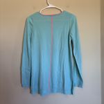 Lilly Pulitzer Teal Serene Blue Collins Cashmere Sweater Size Small Photo 5