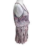 Poupette St Barth Nola Mini Dress Women’s Size Small Boho Tank Slinky Weave White Photo 4