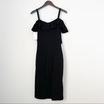 Bailey44 Nwt BAILEY 44 Jungle Canopy Cold-Shoulder Dress Black Large Photo 5