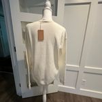 NWT Oat New York Cream Sweater with Blue Graphic | the perfect fall game day Size M Photo 4
