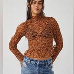 Free People NWT  - Hello There Top Leopard Combo Size XS Photo 0