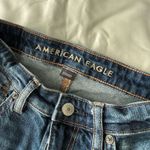 American Eagle Dark Wash Strigid Denim Mom Shorts Photo 6
